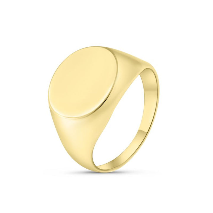 טבעת קמילייה ציפוי זהב