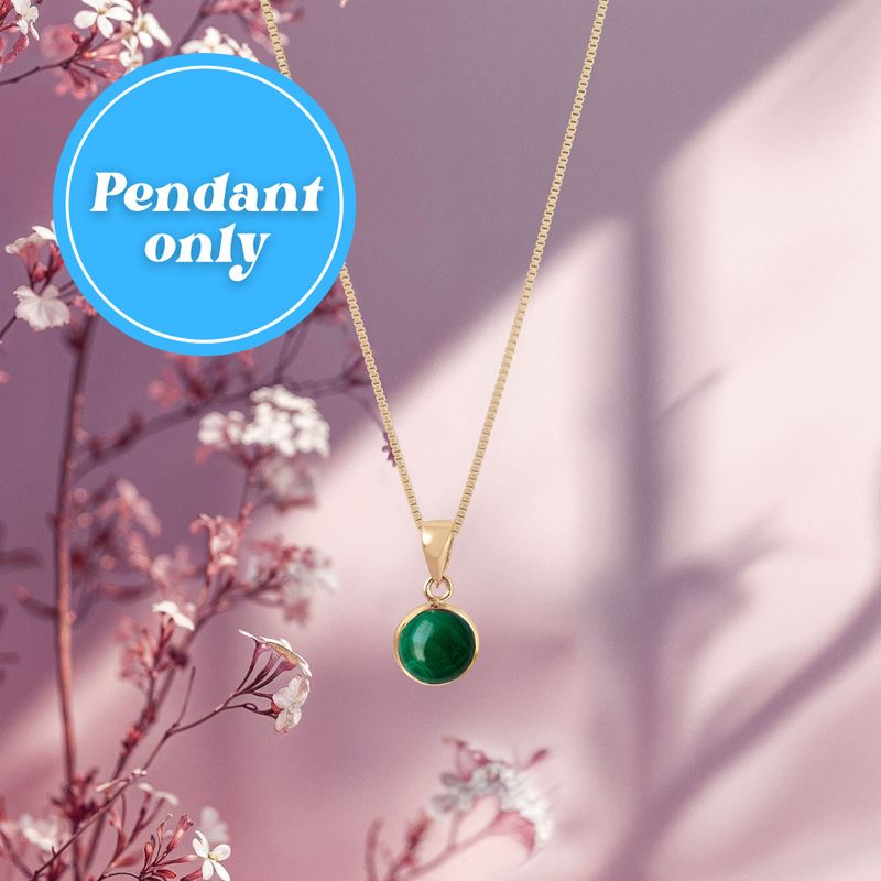 תליון זהב צהוב מלאכית עגול