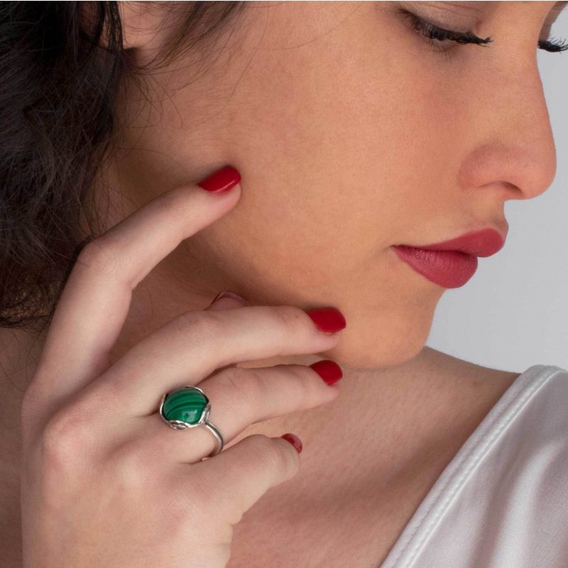 טבעת כסף 925 פתוחה עגולה מלאכית