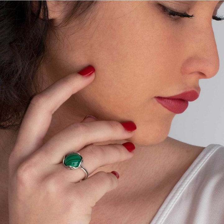 טבעת כסף 925 פתוחה עגולה מלאכית