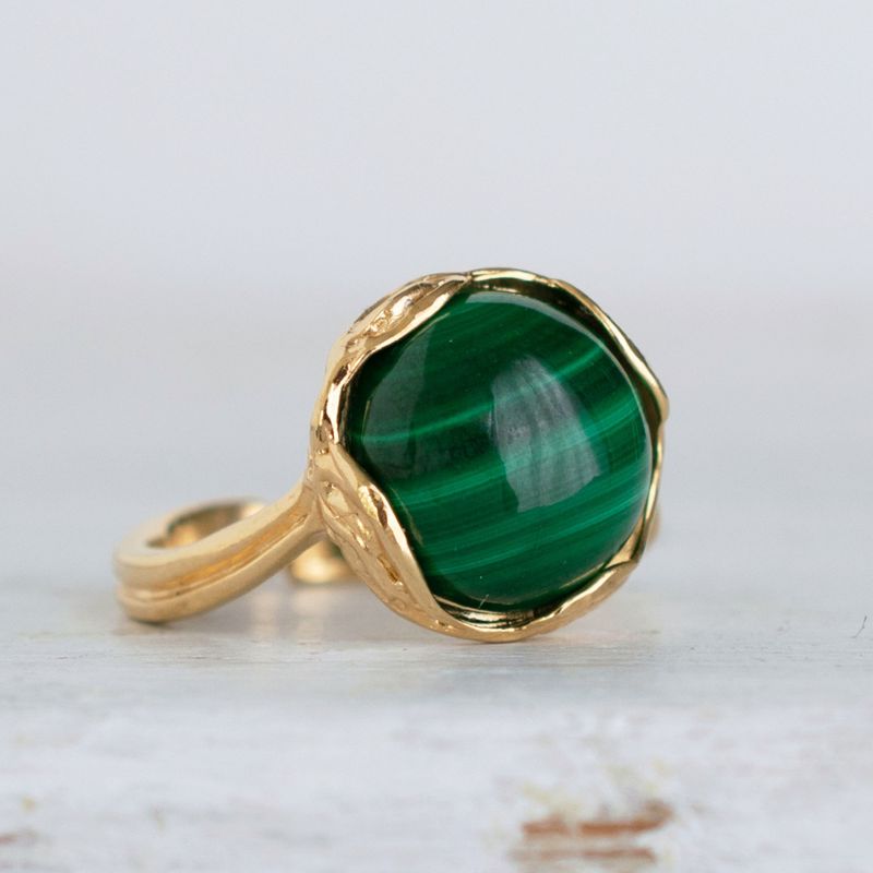 טבעת פתוחה מלאכית ציפוי זהב