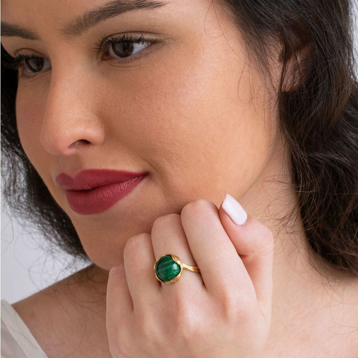 טבעת פתוחה מלאכית ציפוי זהב