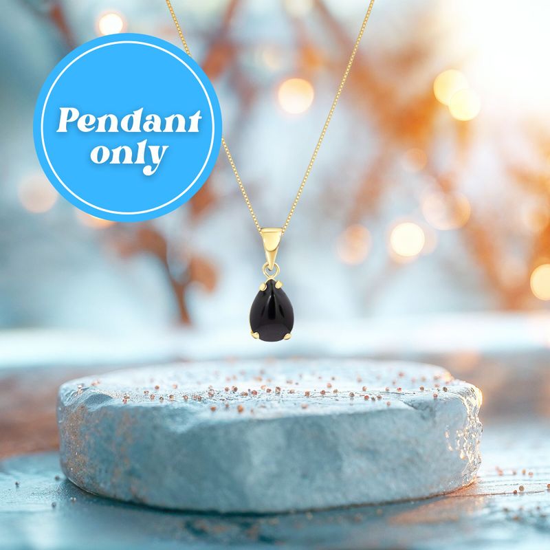 תליון טיפה זהב 14 קראט אוניקס