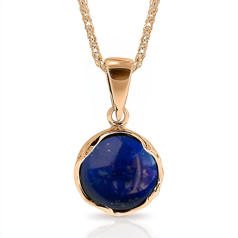 תליון זהב אדום לאפיס מעוטר קבושון