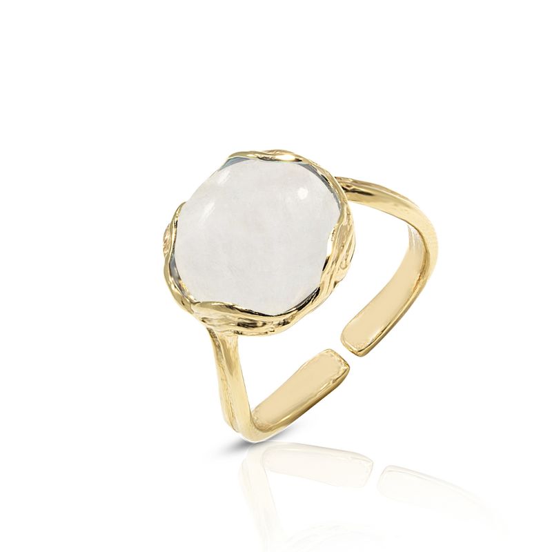 טבעת מתכווננת ציפוי זהב – מונסטון