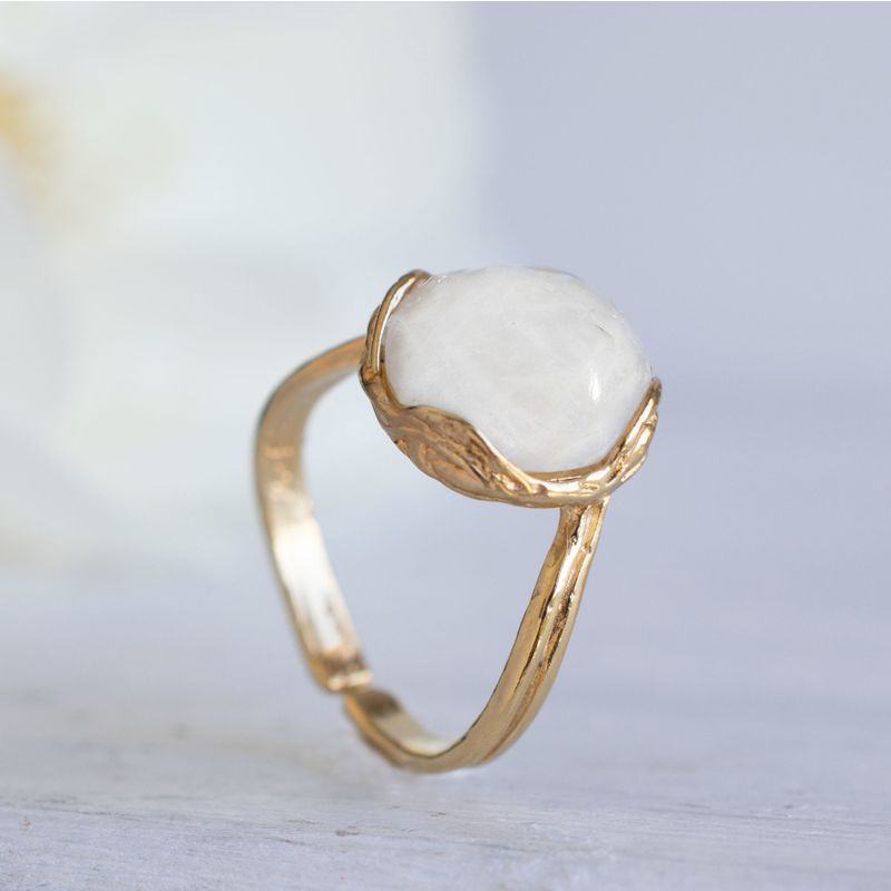 טבעת מתכווננת ציפוי זהב – מונסטון