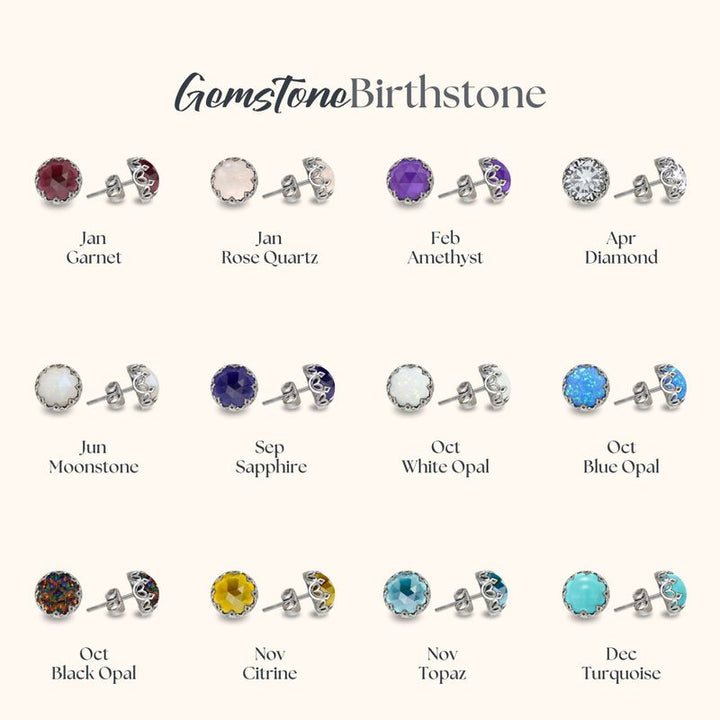 עגילי כסף צמודים אמטיסט מלאכותי