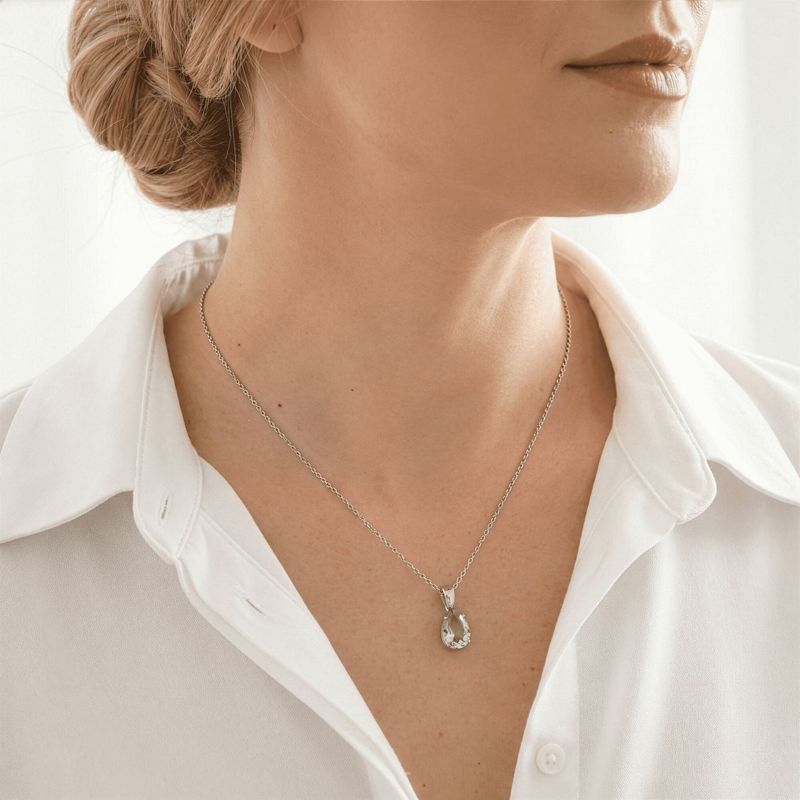 תליון טיפה קלאסי כסף אקווה-מרין מלאכותי