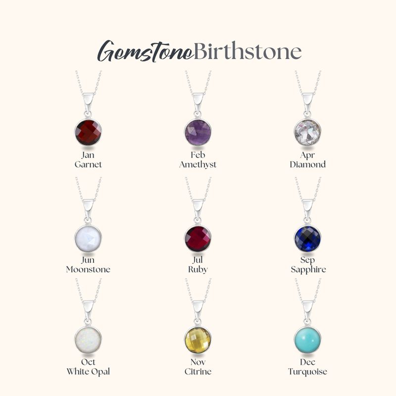 תליון עגול זהב 14 קראט מונסטון