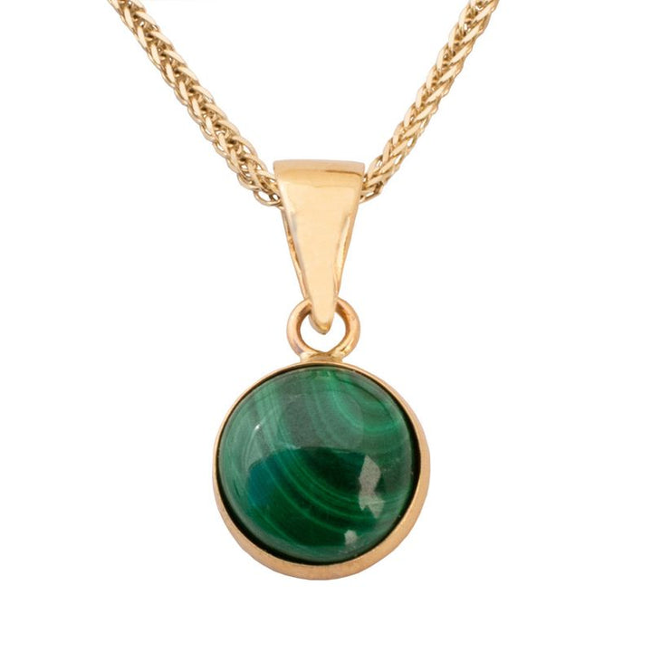 תליון זהב צהוב מלאכית עגול