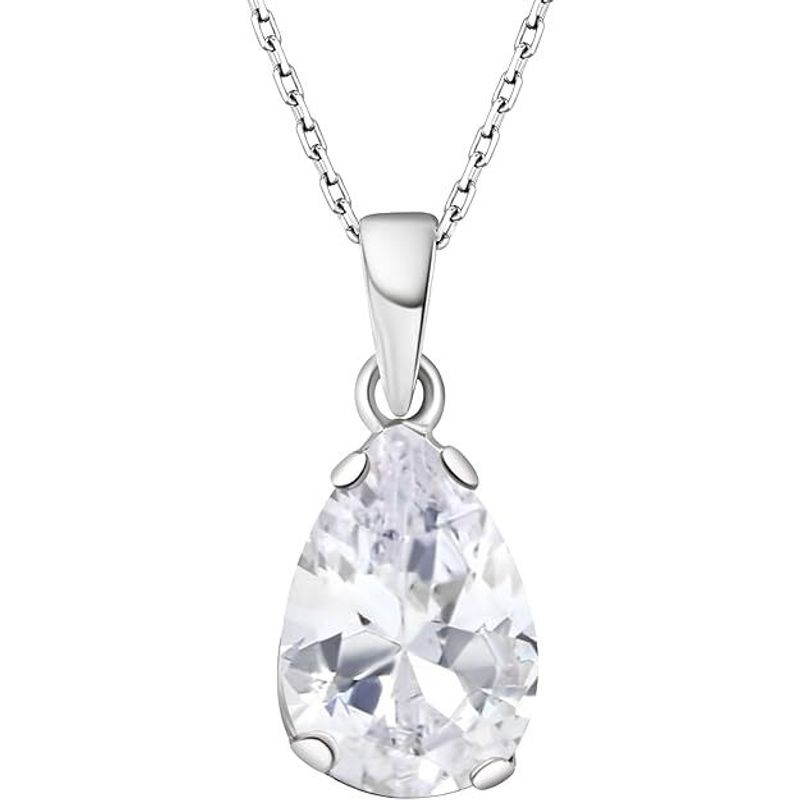 תליון זירקון לבן עם הקדשה אישית