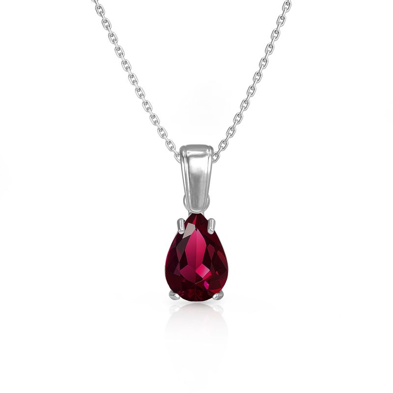 תליון רובי מלאכותי עם הקדשה אישית