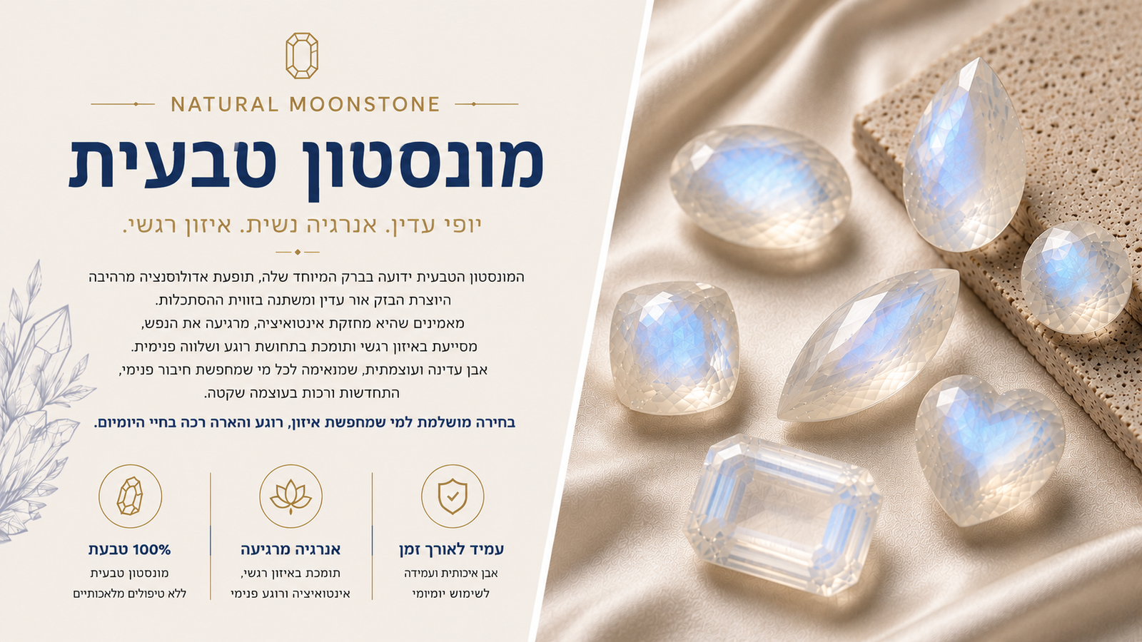 עגילי כסף אמיתי לברבק טיפה בשיבוץ מונסטון