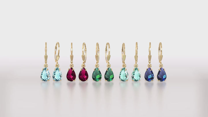 Позолоченные серьги-подвески для барбекю с вставкой из черного опала.