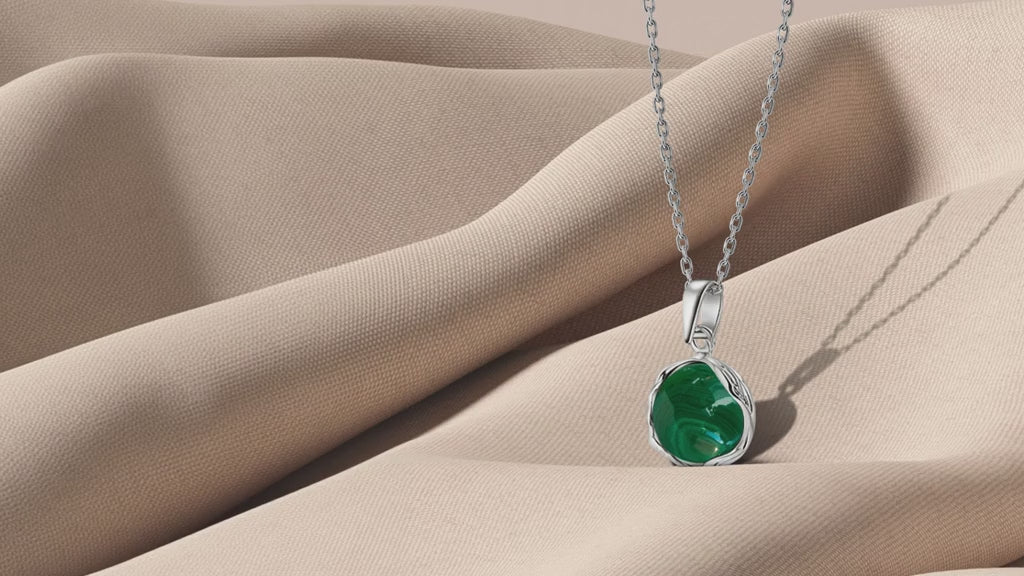 תליון מעוטר כסף 925 אבן מלאכית